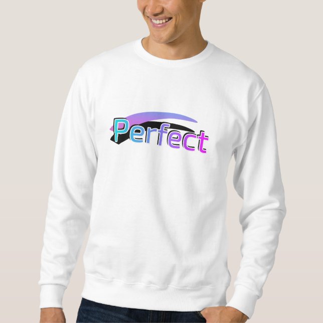 Design parfait sur un sweatshirt blanc (Devant)
