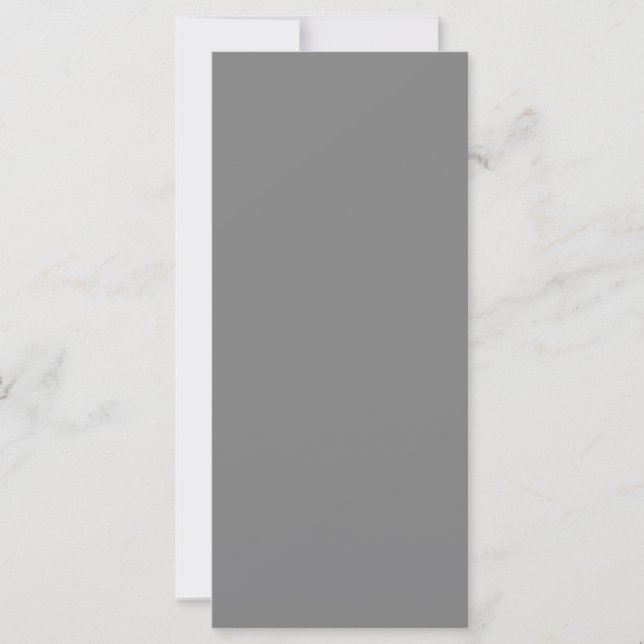 Design personnalisable en gris charbon Couleur uni (Devant)