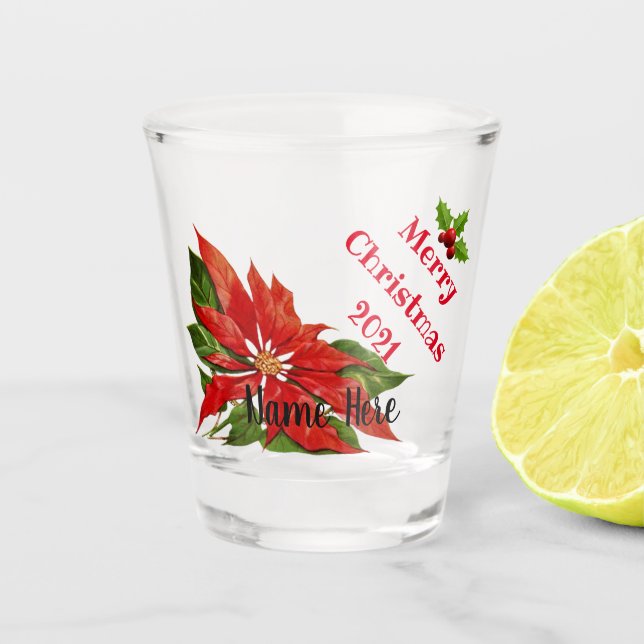 Design personnalisé Verre de tir de Noël (Devant)