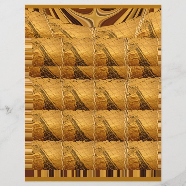 Design Poster de animal Infinity Golden Giraffe (Devant)