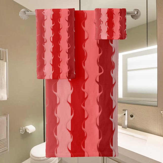 Design rayé moderne dans différentes nuances de ro (Créateur téléchargé)