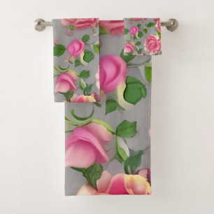 Design Rose de jardin de campagne français élégant