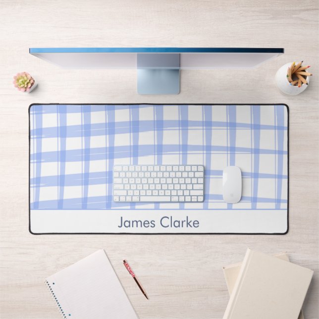 Design simple en lattes bleues (Bureau 1)