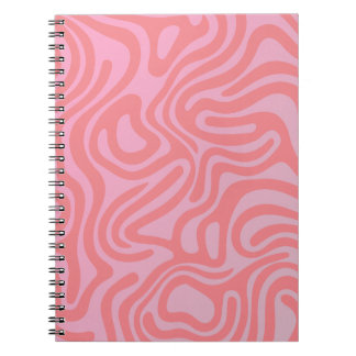 Design simple et élégant Carnet spiral abstrait