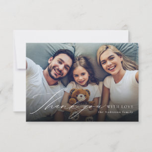 Design simple et élégant photo merci