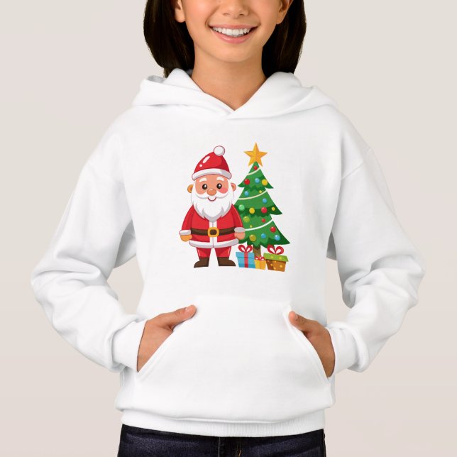 Design Sweat - shirt à capuche de Noël (Devant)