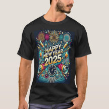 design t-shirt Bonne année 2025