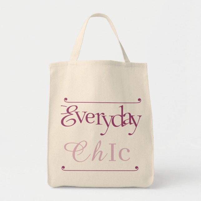 Design tendance Sac fourre-tout chic quotidien (Devant)