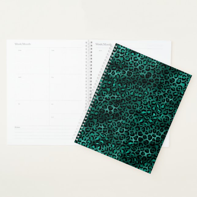 Design turquoise et Gold Leopard Series 5 (Devant avec enveloppe)
