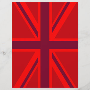 Design Union Jack à accent rouge