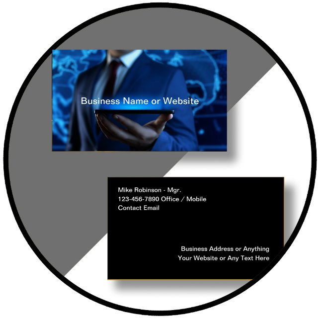 Design unique cool Carte de visite (Créateur téléchargé)