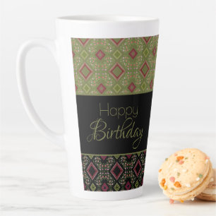 Designer Joyeux Anniversaire Dernière Mug