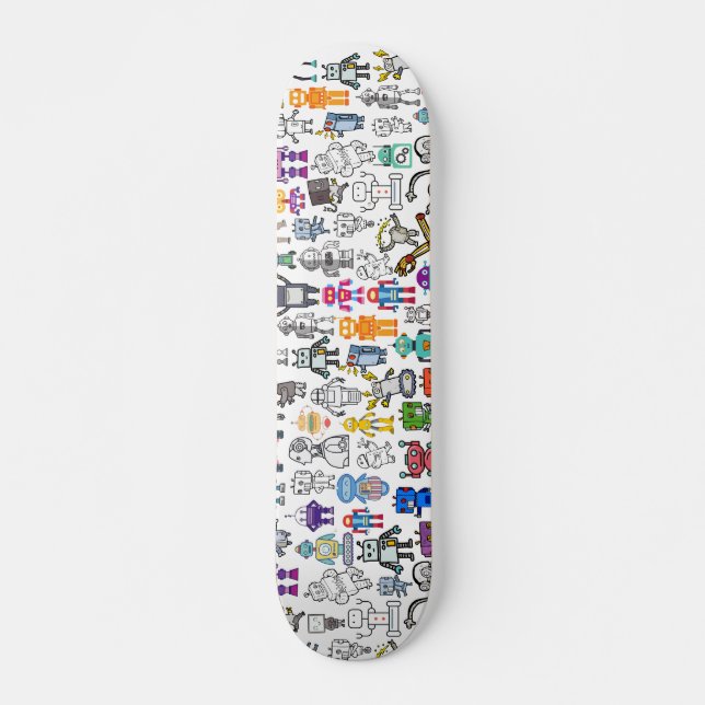 Designer Robot Robotics Skateboard Skate Deck FLEX (Devant)