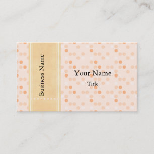 Designer Tangerine Plaques Cartes de visite photo