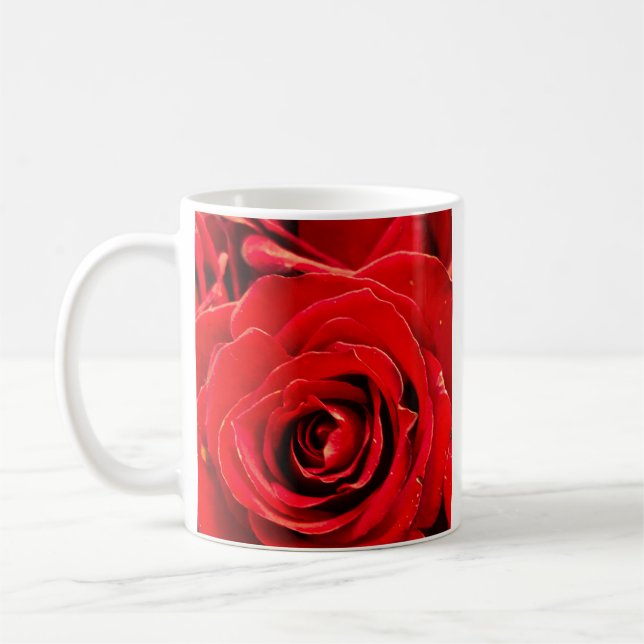 Desire Red Roses 11oz Classic Mug (Gauche)