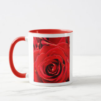 Desire Red Roses 11oz Two-Tone Mug Red
