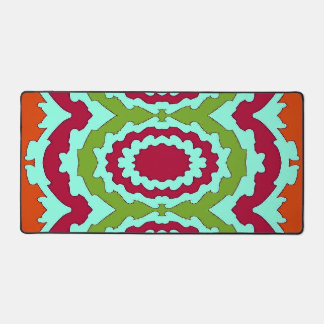 Desk Mat, Un élégant design classique multicolore (Recto)