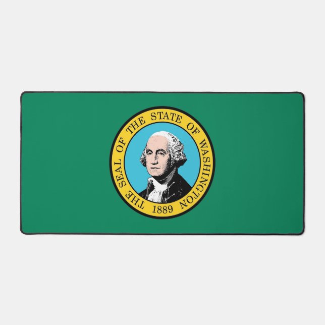 Desk Mat with flag of Washington State (Recto)