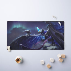 Deskmat de givre Dragon Gaming   Mat personnalisab
