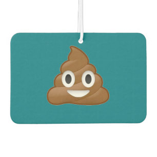 Désodorisant de coeur émoji poop