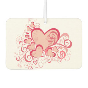 Désodorisant de voiture pour la Saint-Valentin