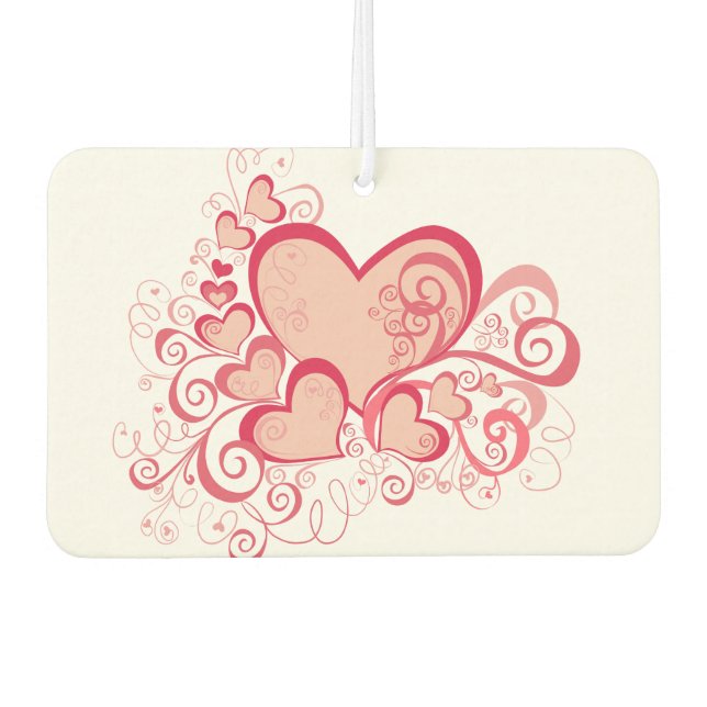 Désodorisant de voiture pour la Saint-Valentin (Devant)