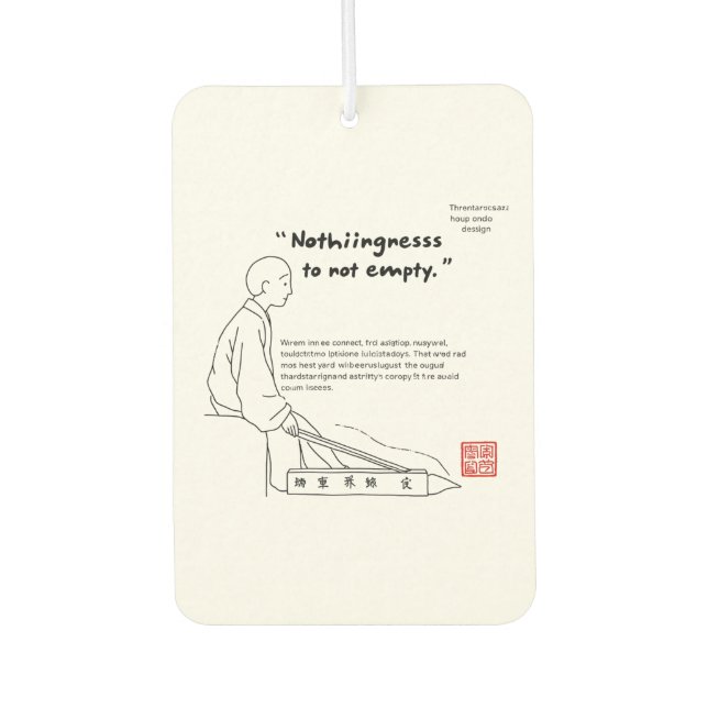 DÉSODORISANT POUR VOITURE ニッポン感性 01 (Devant)