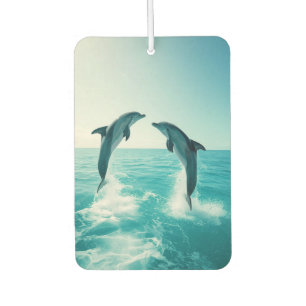 Désodorisant Pour Voiture 2 Dauphins Aimer Océan Dauphin Amoureux