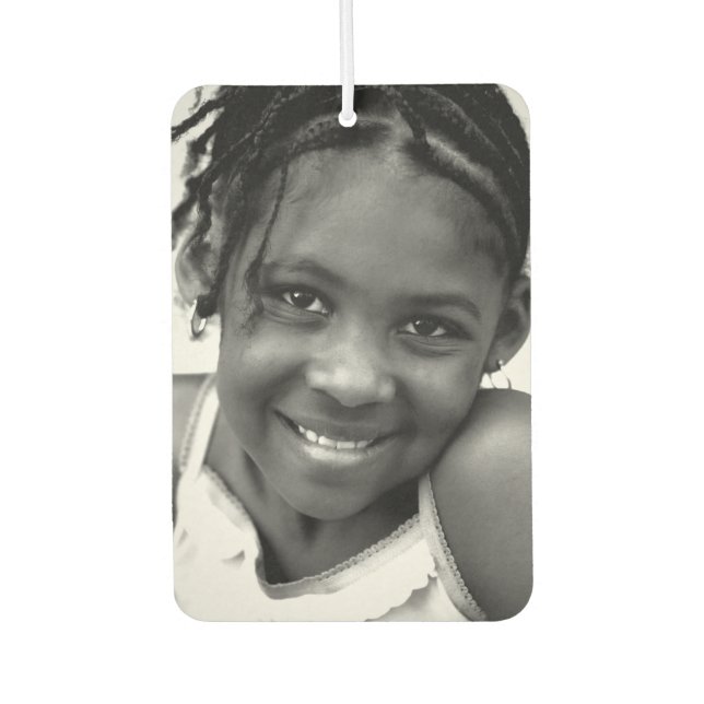 Désodorisant Pour Voiture 2 Photos Personnalisées Faites votre propre voitur (Devant)