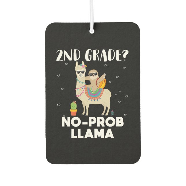 Désodorisant Pour Voiture 2e classe no prob llama (Devant)