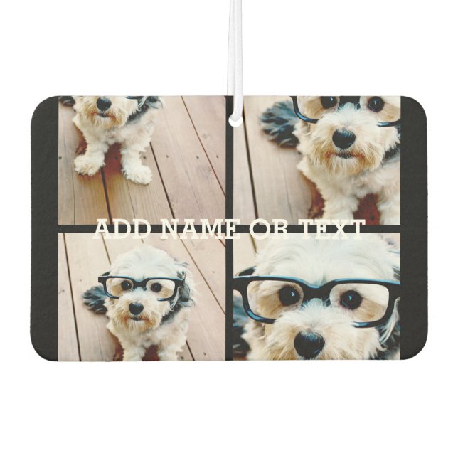 Désodorisant Pour Voiture 4 Collage photo - CHOISISSEZ VOTRE COULEUR ARRIÈRE (Devant)