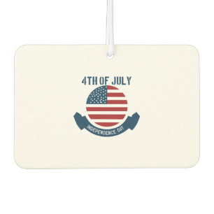 Désodorisant Pour Voiture 4 juillet Fête de l'Indépendance