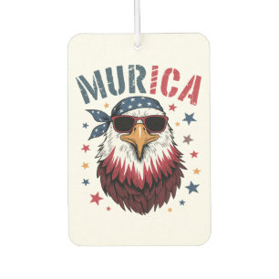 Désodorisant Pour Voiture 4 juillet Patriotique Drôle Aigle USA
