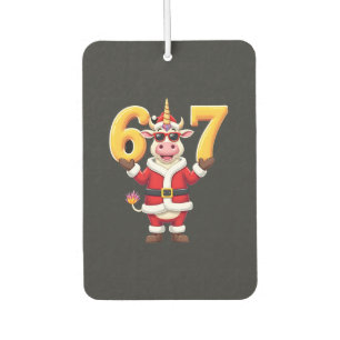 Désodorisant Pour Voiture 67 Licorne de Noël 6 7 Mème pour filles enfants Am