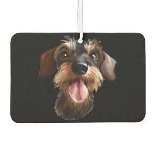 Désodorisant Pour Voiture À poils durs Dachshund