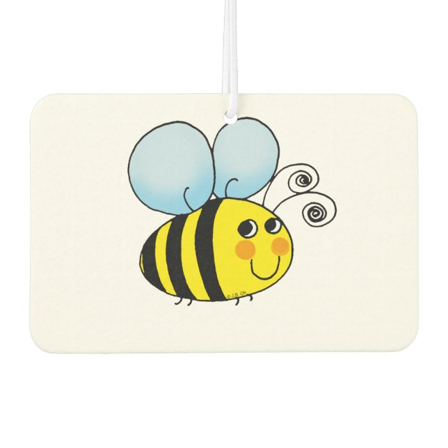 Désodorisant Pour Voiture abeille à miel mignonne (Devant)