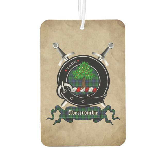 Désodorisant Pour Voiture Abercrombie Clan Badge voiture Freshener (Dos)