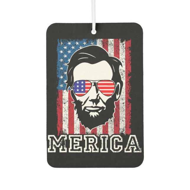 Désodorisant Pour Voiture Abraham Lincoln (Devant)