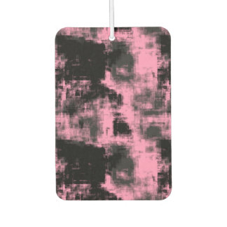Désodorisant Pour Voiture abstrait rose et noir
