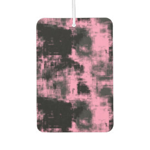 Désodorisant Pour Voiture abstrait rose et noir