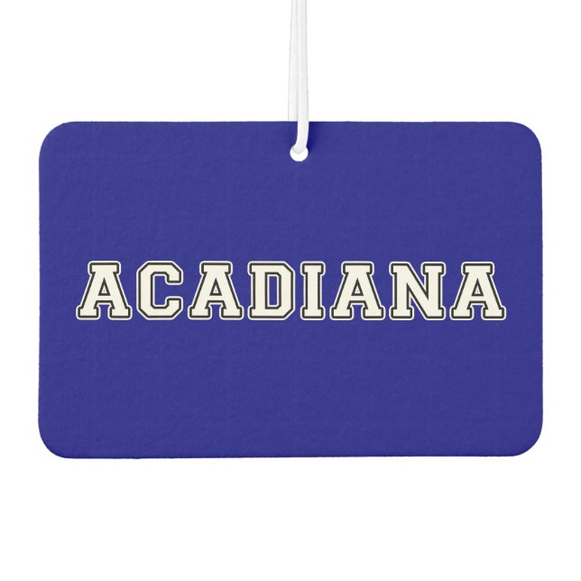 Désodorisant Pour Voiture Acadiana (Devant)