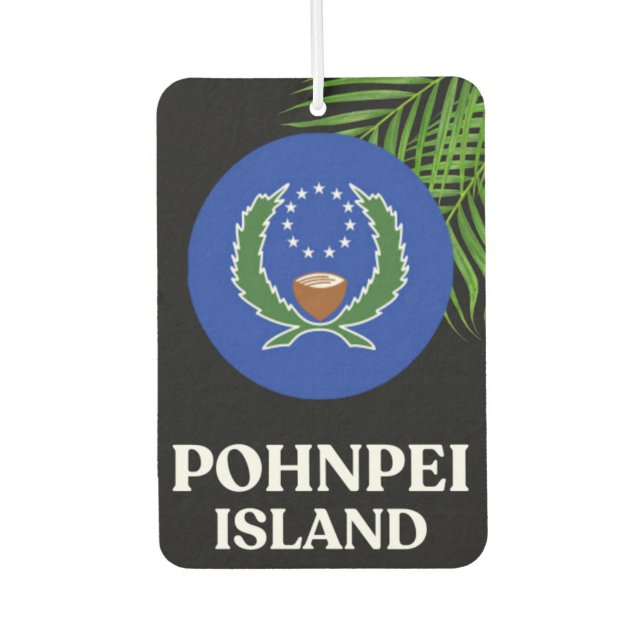 Désodorisant Pour Voiture Accessoire auto Micronésien Pohnpei (Devant)