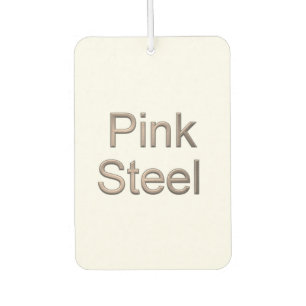 Désodorisant Pour Voiture Acier rose blanc de la voiture