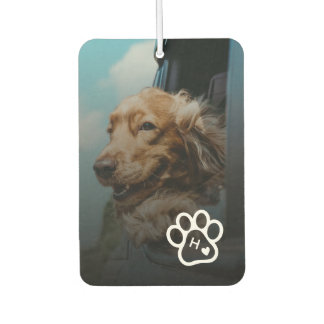 Désodorisant Pour Voiture Add Your Own Photo Dog Pets Monogram