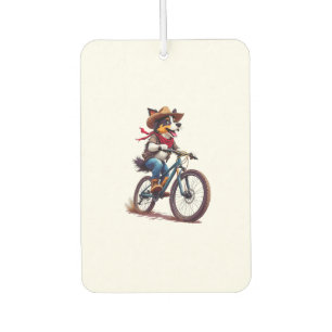 Désodorisant Pour Voiture Adorable Chien à chien équitation Mountain Vélo Av