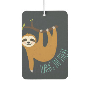 Désodorisant Pour Voiture Adorable Sloth "Hang in There"