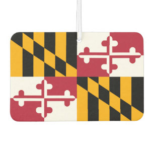 Désodorisant Pour Voiture Affichage des couleurs du drapeau de l'état du Mar