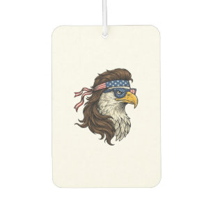 Désodorisant Pour Voiture Aigle patriotique Mullet Gravure vintage vecteur D