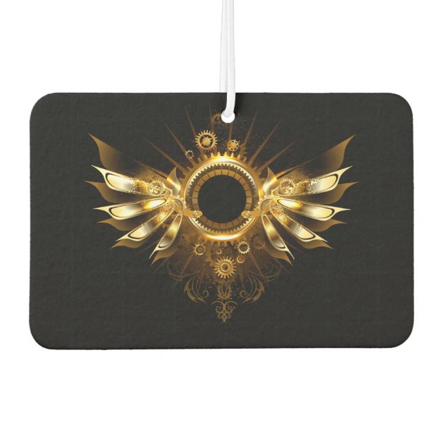 Désodorisant Pour Voiture Ailes de Steampunk (Devant)