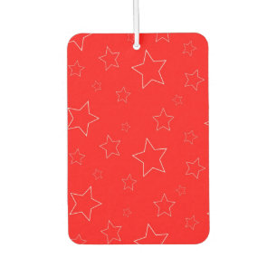 Désodorisant Pour Voiture Air Freshener Red et Green Stars